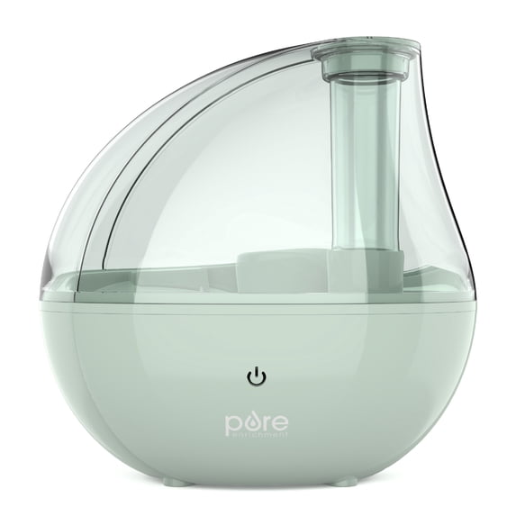 Pure Enrichment PureBaby Ultrasonic Cool Mist Humidifier & Soft Glow Night Light, Whisper-Quiet and Ideal for Baby Nurseries & Kids Bedrooms to Relieve Congestion, Colds, & Coughs (Whisper Green)