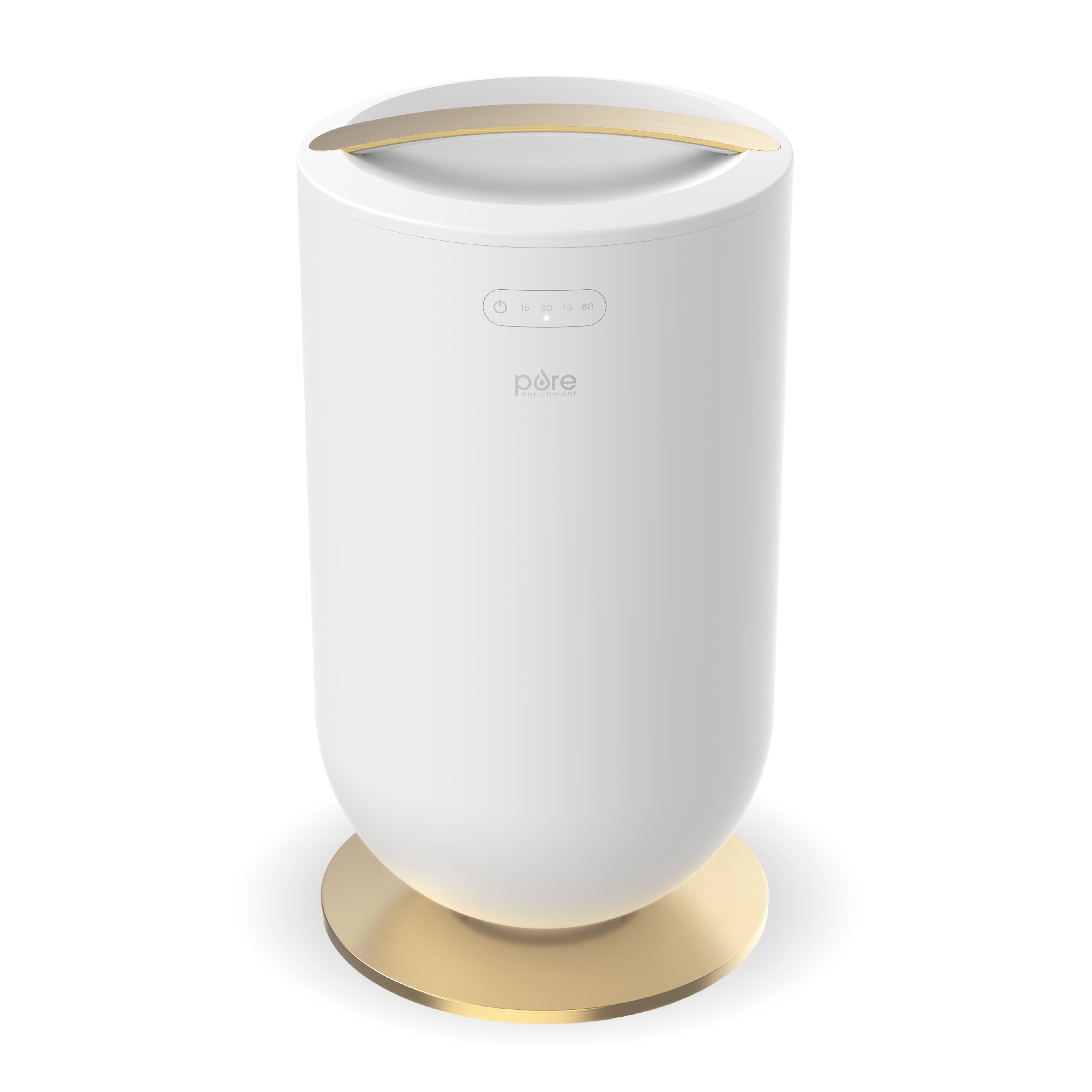 Pure Enrichment® PureBliss™ Luxury Towel Warmer - Extra Large 20L Heats Towels, Robes, Blankets, or Clothing - Modern Bucket Design, 4 Heat Timer Settings & Auto Shut-Off (White & Brushed Gold) - Walmart.com