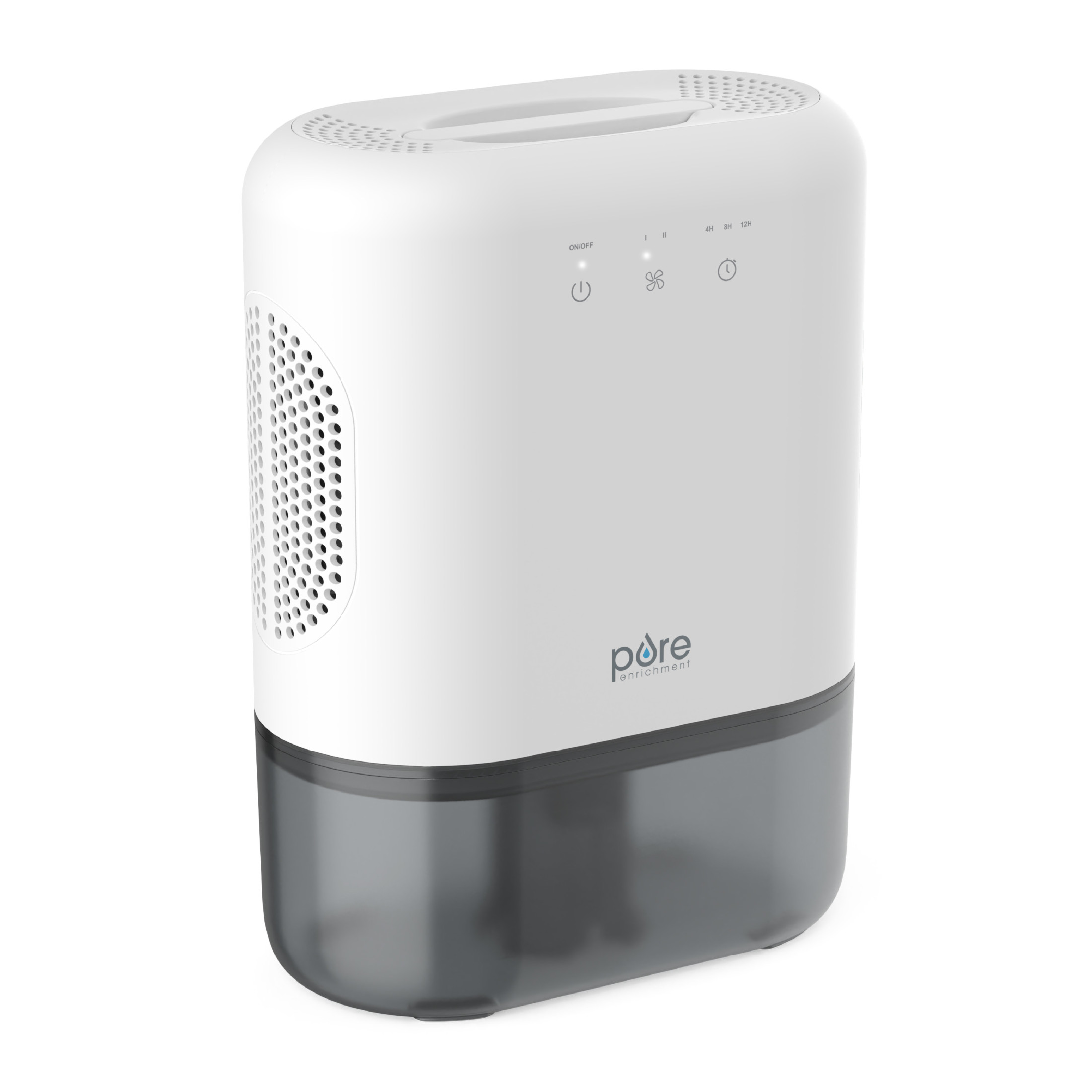 Pure Enrichment PureDry Elite Dehumidifier – Extra-Large 2L Water Tank with Auto Shut-Off, Removes 20 oz. (600 mL) per day of Moisture from Closets, Bathrooms, RVs, Basements, Bedrooms, and Offices