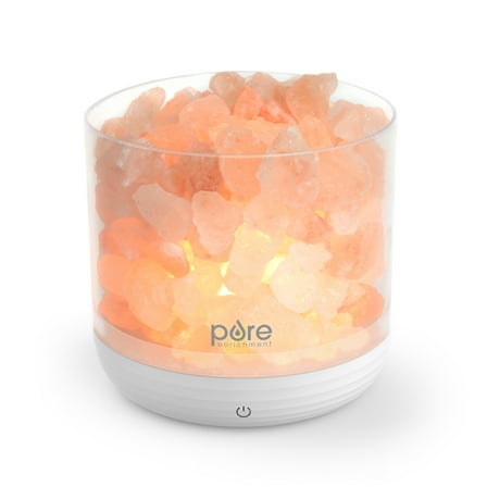 Pure Enrichment PureGlow 4.35" Halogen Salt Lamp White (PEUSBSLT)