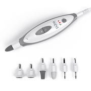 Pure Enrichment PureNails 10-Piece Professional Manicure and Pedicure Kit - Electric Nail Drill Set for Salon-Quality Grooming at Home - 7 Nail Drill Bits, 2 Speeds, LED Grooming Light and Storage Bag