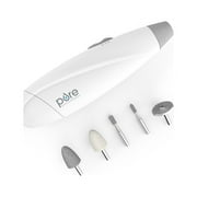 Pure Enrichment PureNails Express Cordless Manicure and Pedicure System - Portable, Battery-Powered Nail File with 5 Interchangeable Attachments, 2 Speeds and Storage Bag - Ideal for Travel & Home