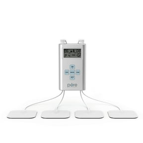 Pure Enrichment PurePulse Pro Advanced Dual Channel TENS Electronic Pulse Stimulator, LCD Screen, 8 Therapy Modes, & 25 Pulse Settings - 3 AAA Batteries, 4 Reusable Electrode Pads, & Storage Bag