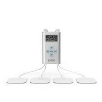 Pure Enrichment PurePulse Pro Advanced Dual Channel TENS Electronic Pulse Stimulator, LCD Screen, 8 Therapy Modes, & 25 Pulse Settings - 2 AAA Batteries, 4 Reusable Electrode Pads, & Storage Bag