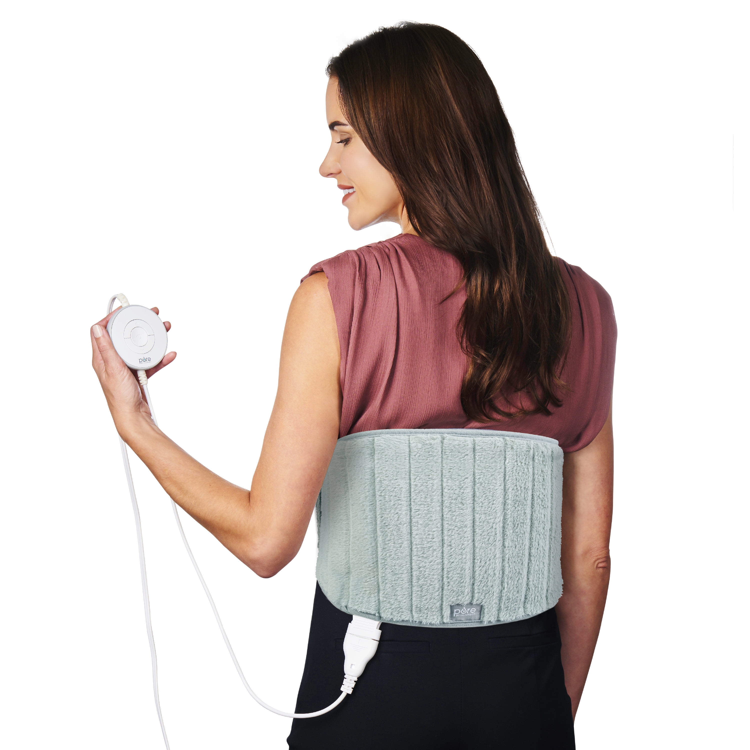 Pure Enrichment® PureRadiance™ Lumbar & Abdominal Luxury Heating Pad ...