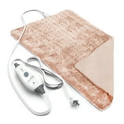 Pure Enrichment Deluxe Electric Heating Pad, Full Body Therapy, 4 InstaHeat Settings, Machine-Washable, 24x12