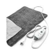 Pure Enrichment PureRelief Deluxe Heating Pad Auto Shut-off, Grey