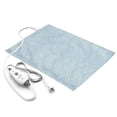 thumbnail image 1 of Pure Enrichment PureRelief Express Designer Series Electric Heating Pad - 12” x 15” Fast-Heating with 4 Heat Settings, Machine-Washable Fabric, & 2-Hour Auto Safety Shut-Off - Cerulean Diamond, 1 of 8