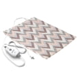 thumbnail image 1 of Pure Enrichment PureRelief Express Designer Series Electric Heating Pad - 12” x 15” Fast-Heating with 4 Heat Settings, Machine-Washable Fabric, & 2-Hour Auto Safety Shut-Off - Desert Herringbone, 1 of 7