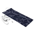 thumbnail image 1 of Pure Enrichment PurePureRelief Express Designer Series Electric Heating Pad - 12” x 24” Fast-Heating with 4 Heat Settings, Machine-Washable Fabric, & 2-Hour Auto Safety Shut-Off - Navy Graphic, 1 of 7