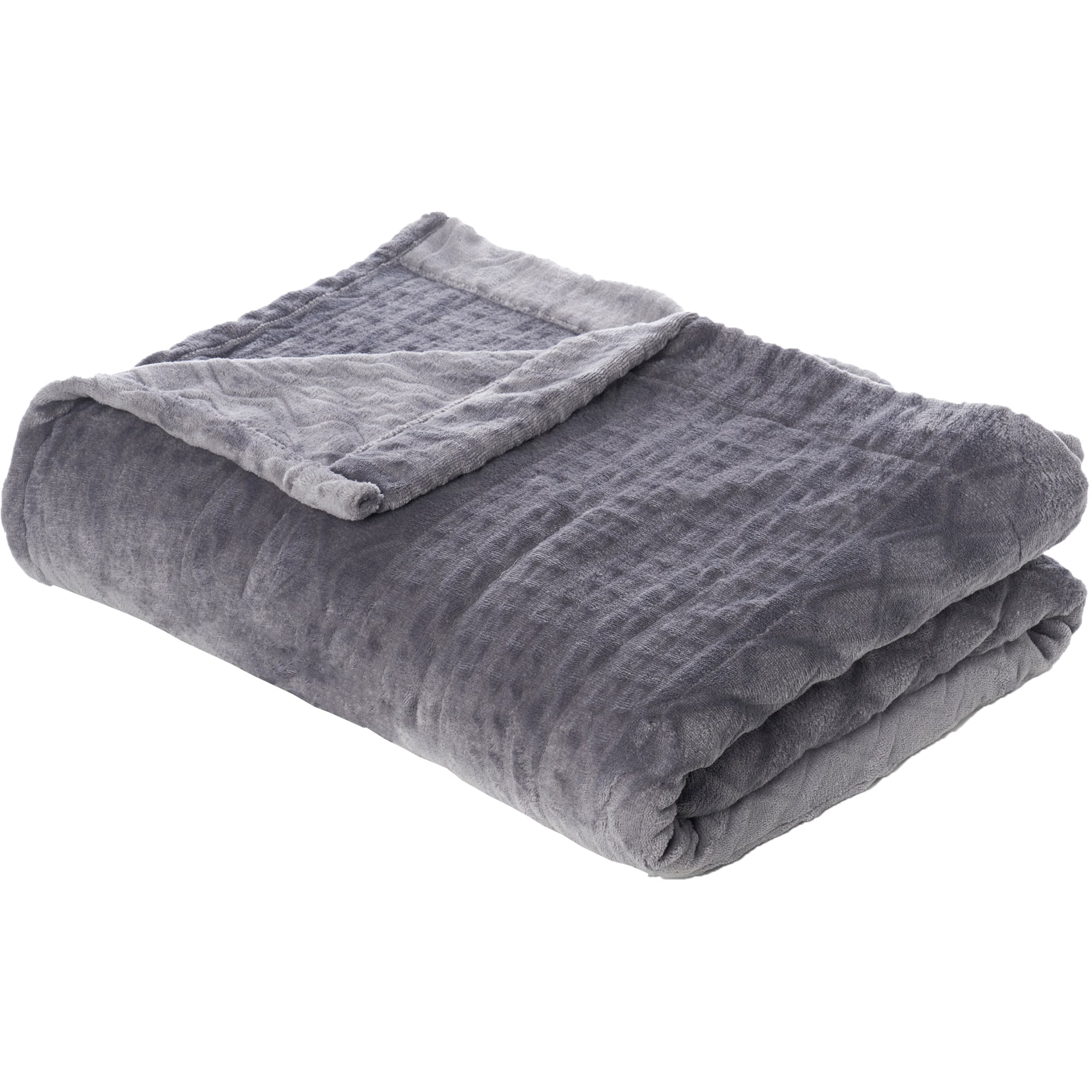 Pure Enrichment PureRelief Deluxe Heated Blanket 10 Settings Micromink LCD Auto Shut Off Washable Full Size Walmart