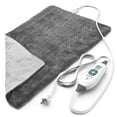 thumbnail image 1 of Pure Enrichment PureRelief XL Heating Pad - 12" x 24" Electric Heating Pad for Back Pain, 6 Heat Settings, Soft Machine Wash Fabric, Auto-Off & Moist Heat (Charcoal Gray), 1 of 9