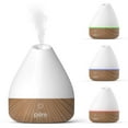 thumbnail image 1 of Pure Enrichment PureSpa Natural Aromatherapy Oil Diffuser (White) - Ultrasonic Air Deodorizer with 200ml Water Tank, Wood-Grain Accents, Soft Color-Changing Lights, and Auto Safety Shut-Off, 1 of 8