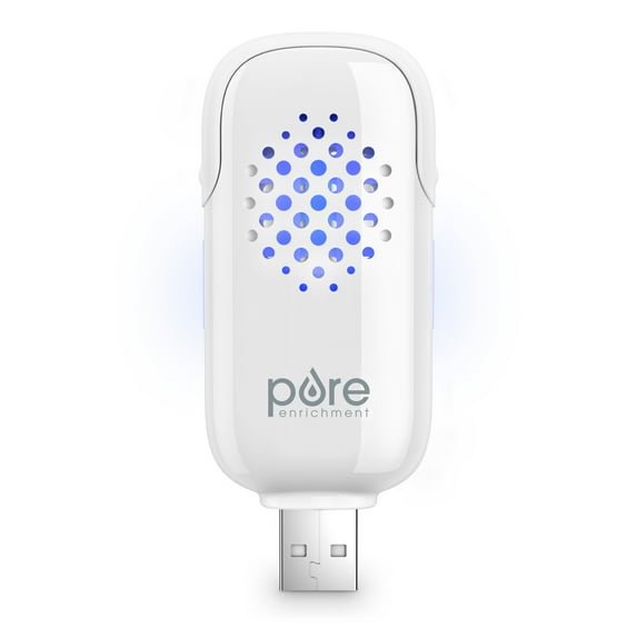 Pure Enrichment PureSpa USB Personal Aroma Diffuser - Portable, BPA-Free Essential Oil Diffuser with 3 Aromatherapy Refill Pads - Ideal for Car, Computer, and Travel
