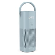 Pure Enrichment PureZone Mini Portable Air Purifier - True HEPA Filter Cleans Air, Helps Alleviate Allergies, Eliminates Smoke & More   Ideal for Traveling, Home, and Office Use Starlight Blue