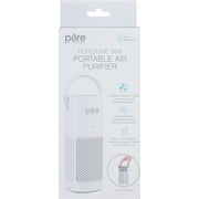 Pure Enrichment® PureZone™ Mini Portable Air Purifier - True HEPA Filter Cleans Air, Helps Alleviate Allergies, Eliminates Smoke & More — Ideal for Traveling, Home, and Office Use (Black)