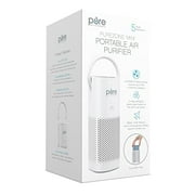 Pure Enrichment® PureZone™ Mini Portable Air Purifier - True HEPA Filter Cleans Air, Helps Alleviate Allergies, Eliminates Smoke & More — Ideal for Traveling, Home, and Office Use (Black)