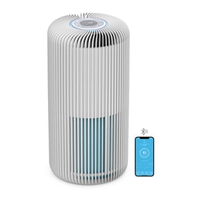 Pure Enrichment PureZone Turbo Smart Air Purifier - 5 Stage Filtration, Smartphone Compatible, Auto Mode & Air Quality Indicator Light - Ideal for Large Rooms