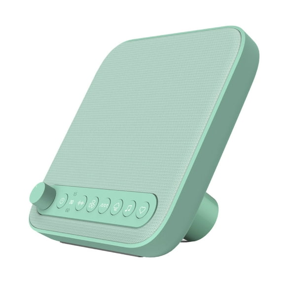 Pure Enrichment PureBaby Sound Machine - All-Natural Sounds Include Lullaby, Heartbeat, White Noise, Fan, Ocean, and Rain, With Auto-Off Timer & USB Charger - Patented Design (Mint Green)