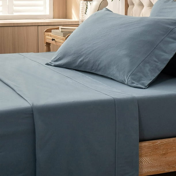 Pure Era 100 Jersey Cotton Flat Sheet/Top Sheet Only Super Soft