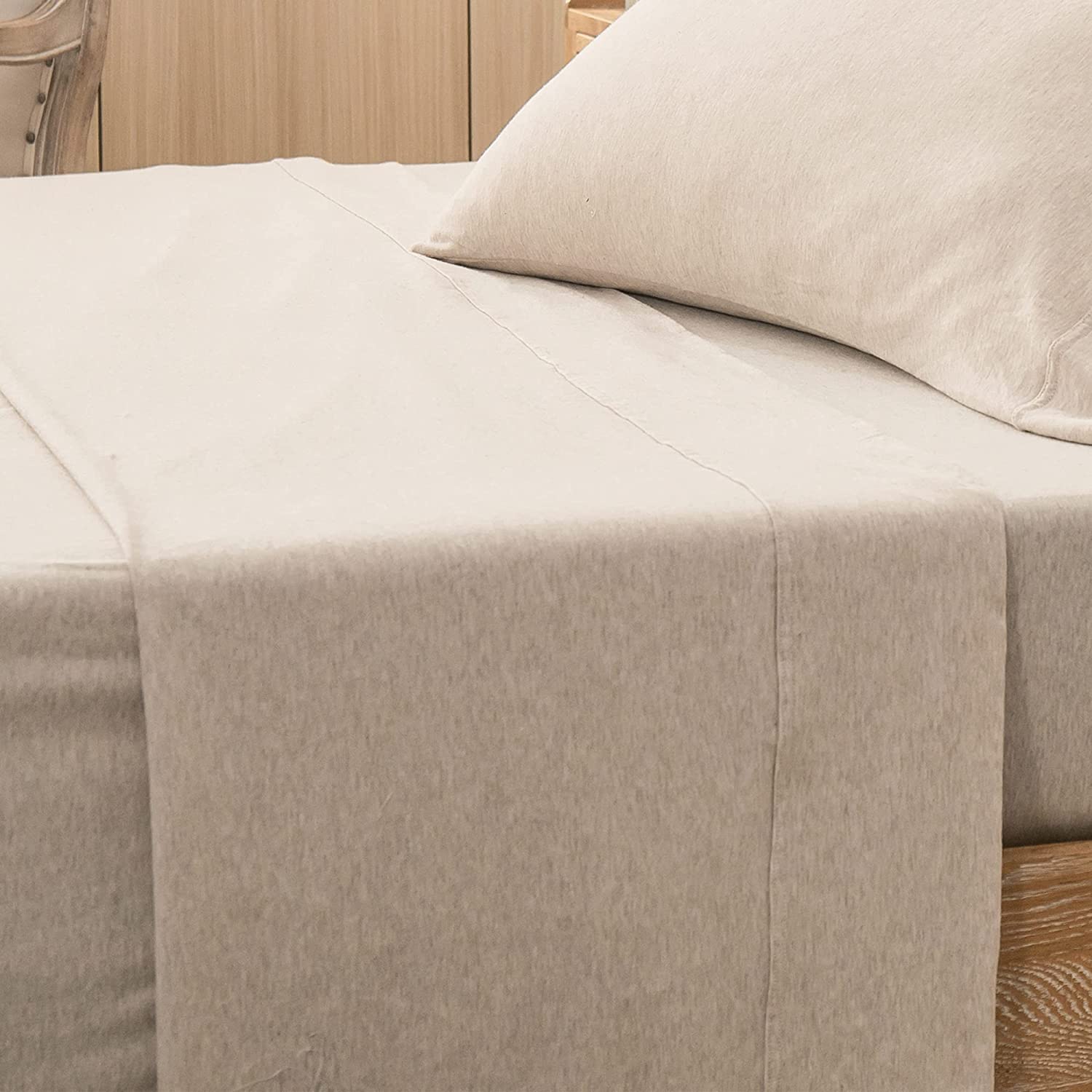 Pure Era 100 Jersey Cotton Flat Sheet/Top Sheet Only Super Soft