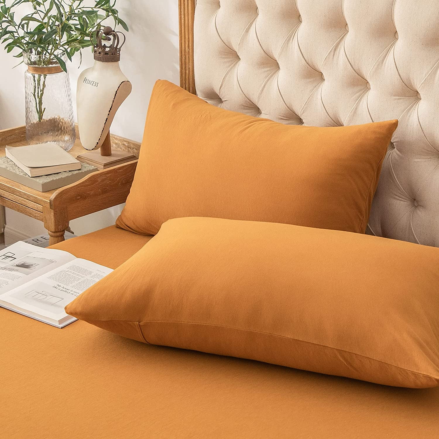 Pure Era 100 TShirt Jersey Knit Cotton Pillowcases Super Soft