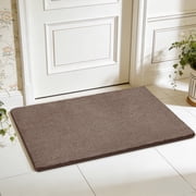 Pure Era Non-Slip Carpet Stair Tread Landing Mat Indoor Doormat Floor Mat Shag Soft for Kitchen Bathroom Washable 2 x3  Brown