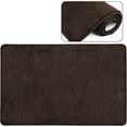 thumbnail image 1 of Pure Era Non-Slip Carpet Stair Tread Landing Mat Indoor Doormat Floor Mat Shag Soft for Kitchen Bathroom Washable 2’x3’ Deep Brown, 1 of 5