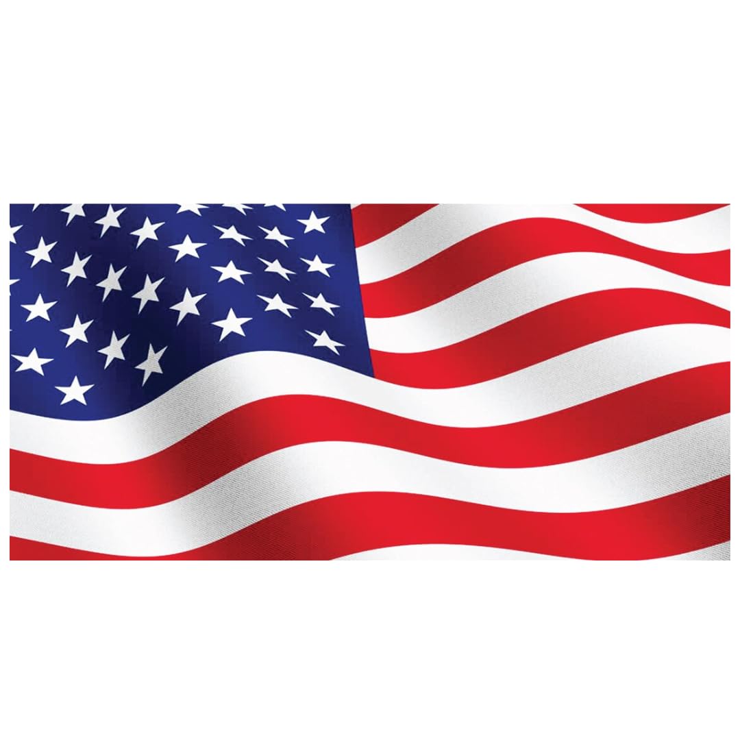 Pure Essence - American Flag Printed Beach and Pool Towel Set, 100% ...