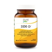Pure Essence Labs - DIM-D, Hormone Balance & Estrogen Metabolism Support with DIM & Vitamin D3 - 90 Vegetarian Capsules