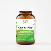 Pure Essence Labs - One n Only, Daily Multivitamin for Energy & Whole Body Wellness with Vitamins, Minerals & Botanicals - 30 Tablets