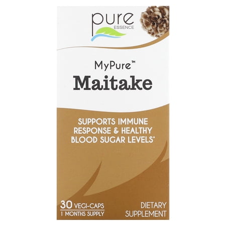 Pure Essence MyPure, Maitake, 500 mg, 30 Vegi-Caps
