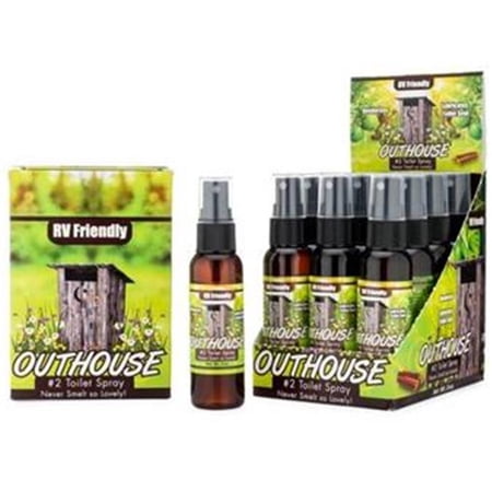 Pure Essence P4H-OH9401 2 oz Outhouse Citrus Spice Toilet Spray