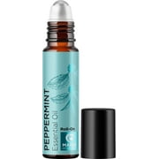 Pure Essential Oil Roll On for Headaches - Maple Holistics Pre-Diluted Aromatherapy Oils Blend for Relaxation and Self-Care with Natural Peppermint Oil 0.33 fl oz