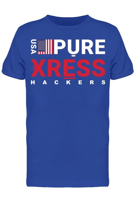 Pure Express Hackers T-Shirt Men -Image by Shutterstock, Male Small