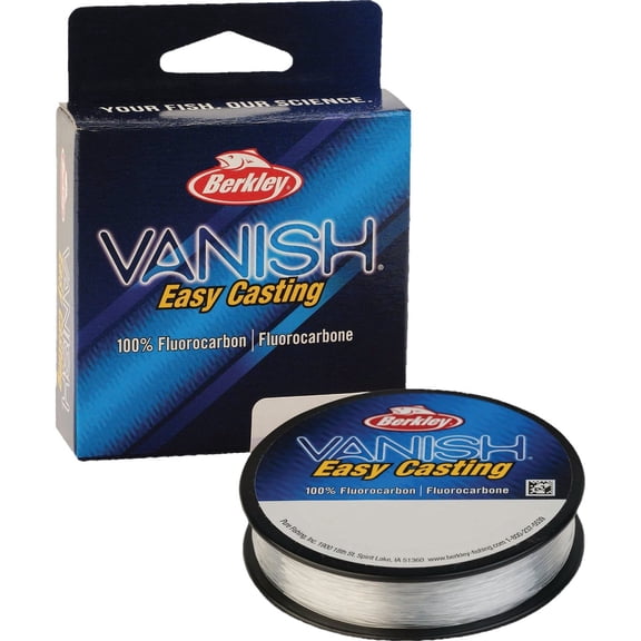 Pure Fishing Berkley Vanish Clear Braided Fishing Line - Pack of 12