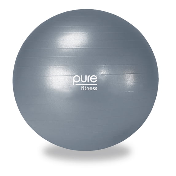 Pure Fitness 75cm Professional Anti0Burst Stability Ball, 350lb Weight Limit