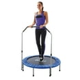 thumbnail image 1 of Pure Fun 40-Inch Exercise Trampoline, with Handrail, Blue, 1 of 7