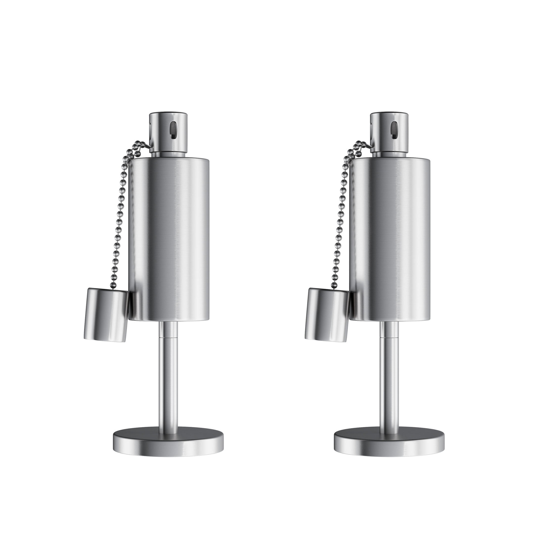 Pure Garden 10.5-Inch Table Torch Lamp 2-Pack - Fiberglass Wick Flame Light