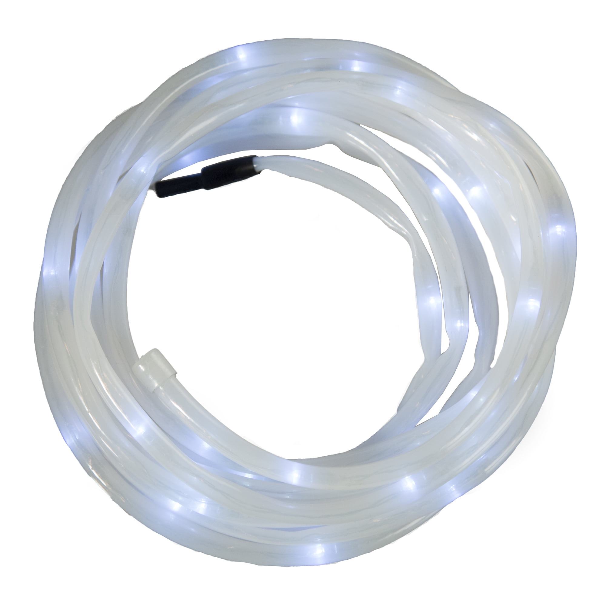 Pure Garden 23-Foot Solar-Powered Steady and Flashing LED Rope Lights