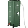 thumbnail image 1 of Pure Garden 26.4-Gallon/100-Liter Collapsible PVC Rain Barrel with Water Spigot, Green, 1 of 7