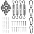 thumbnail image 1 of Pure Garden 44 Piece Stainless-Steel Turnbuckle Shade Sail Hardware Kit, 1 of 6