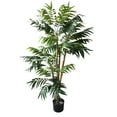 thumbnail image 1 of Pure Garden 5-Foot Artificial Palm Tree – Large Faux Potted Tropical Plant for Indoor or Outdoor, 1 of 7