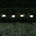 thumbnail image 1 of Pure Garden 50-LG1066 Solar Path Lights-13.8 in. Stainless Steel Outdoor Stake Lighting for Garden, Black - Set of 4, 1 of 1