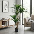 thumbnail image 1 of Pure Garden 51-Inch Tropical Yucca Artificial Tree with Rubber Leaves, 1 of 2
