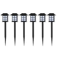 thumbnail image 1 of Pure Garden 6-Piece Weather-Resistant Solar Outdoor Lights Set for Gardens, 1 of 6