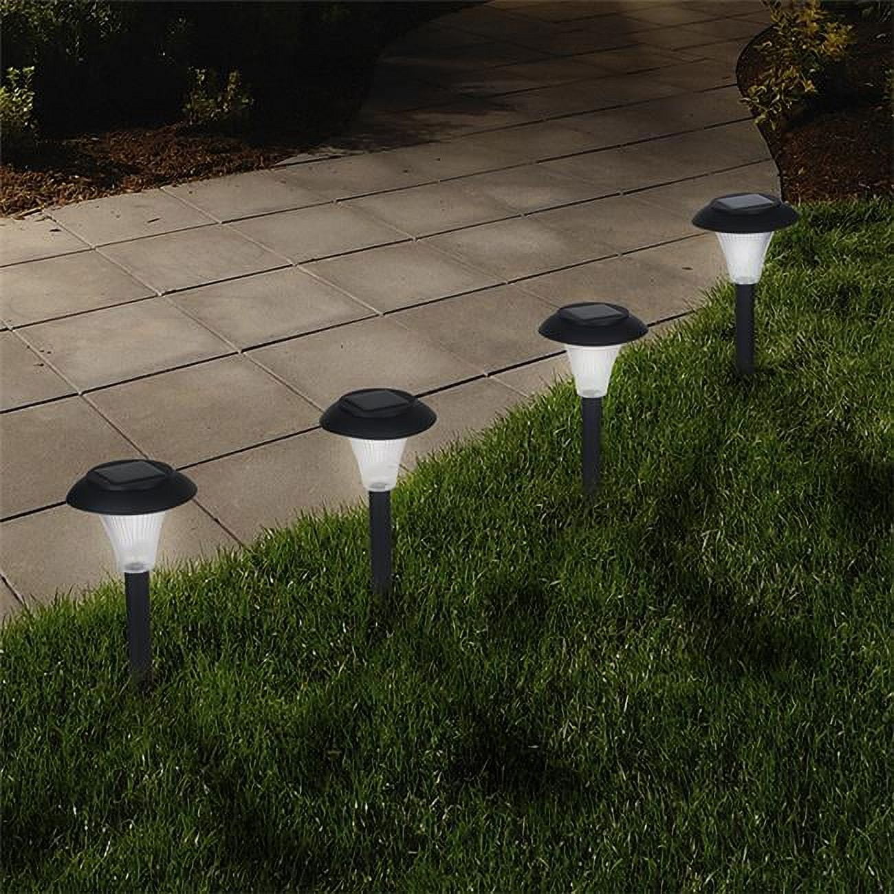 Solar Powered Lights (Set of 4)- LED Outdoor Stake Spotlight Fixture for Gardens, Pathways, and Patios by Pure Garden-Copper Solar Powered Lights (Set of 4)- LED Outdoor Stake Spotlight Fixture for Gardens, Pathways, and Patios by Pure Garden-Copper