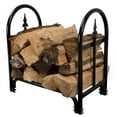 thumbnail image 1 of Pure Garden 23-Inch Steel Firewood Rack - Indoor and Outdoor Wood Storage Racks for Patio or Fireplace (Black), 1 of 7