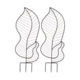 thumbnail image 1 of Pure Garden 44” Metal Trellis 2-Pack – Indoor/Outdoor Plant Support for Vines, Flowers & Climbing, Black, 1 of 12