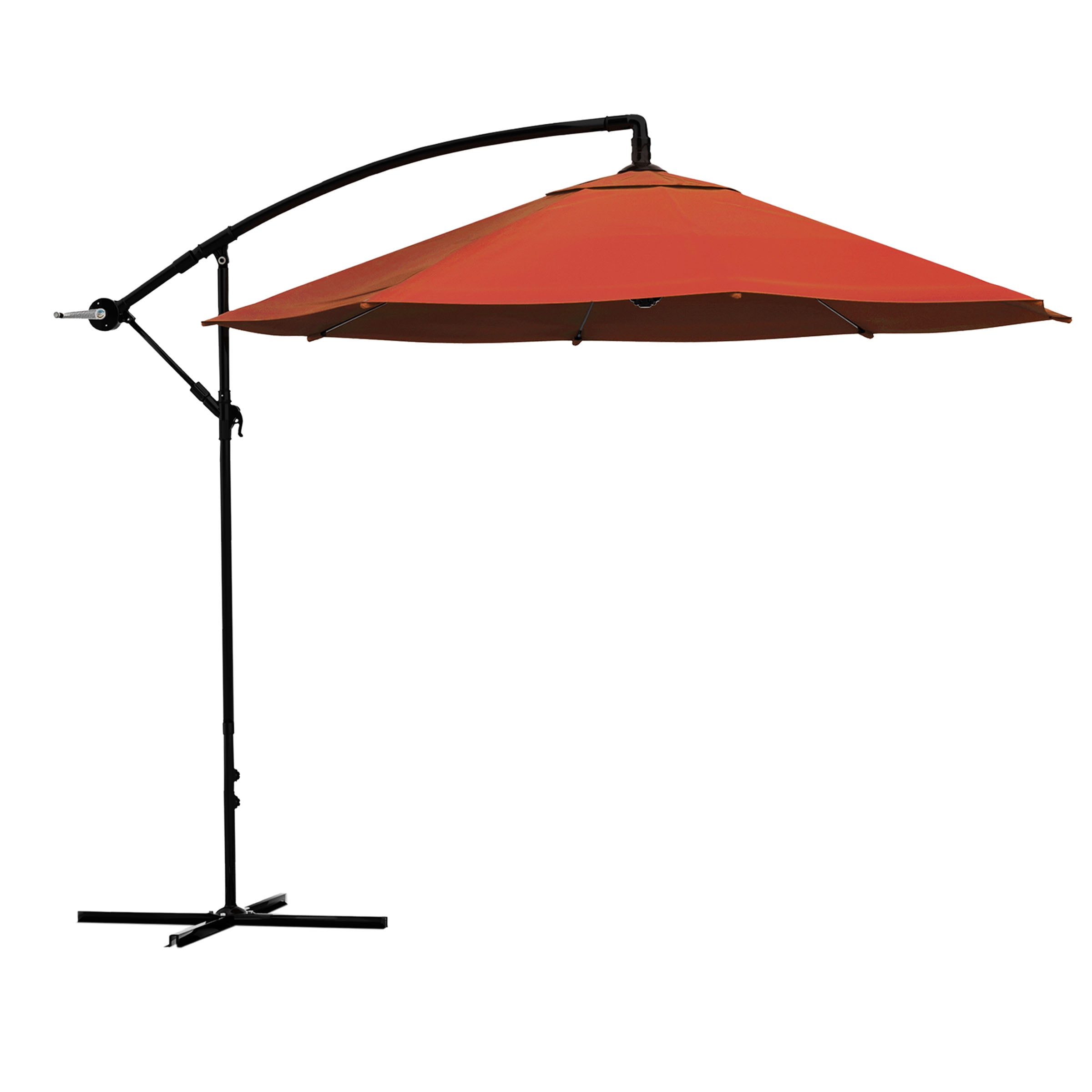 Pure Garden Offset 10-ft. Aluminum Hanging Patio Umbrella